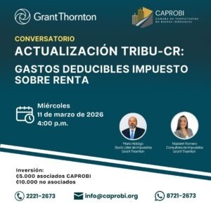 Conversatorio Actualización TRIBU-CR: Gastos deducibles Impuesto sobre Renta
